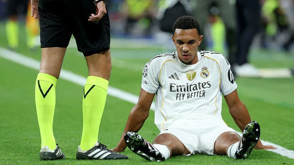 The English defender sustains untimely setback in the Spanish giants Champions League match